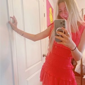 pink summer dress super cute